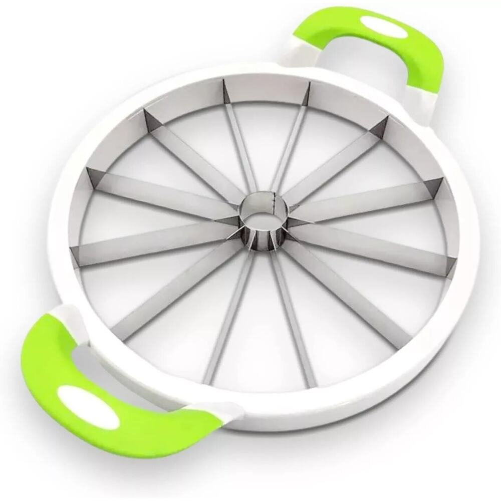Watermelon Slicer Cutter Comfort Silicone Handle Home Stainless Still Blade - Picture 7 of 8